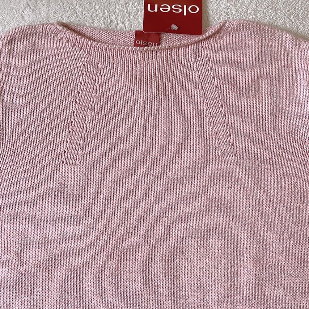Olsen Soft Pink Sweater - Picture 7 of 10